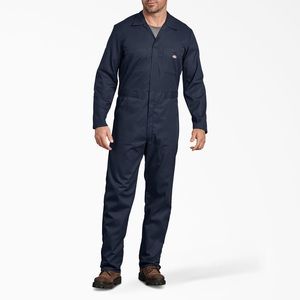 Dickies Long Sleeve Coveralls, Dark Navy XL